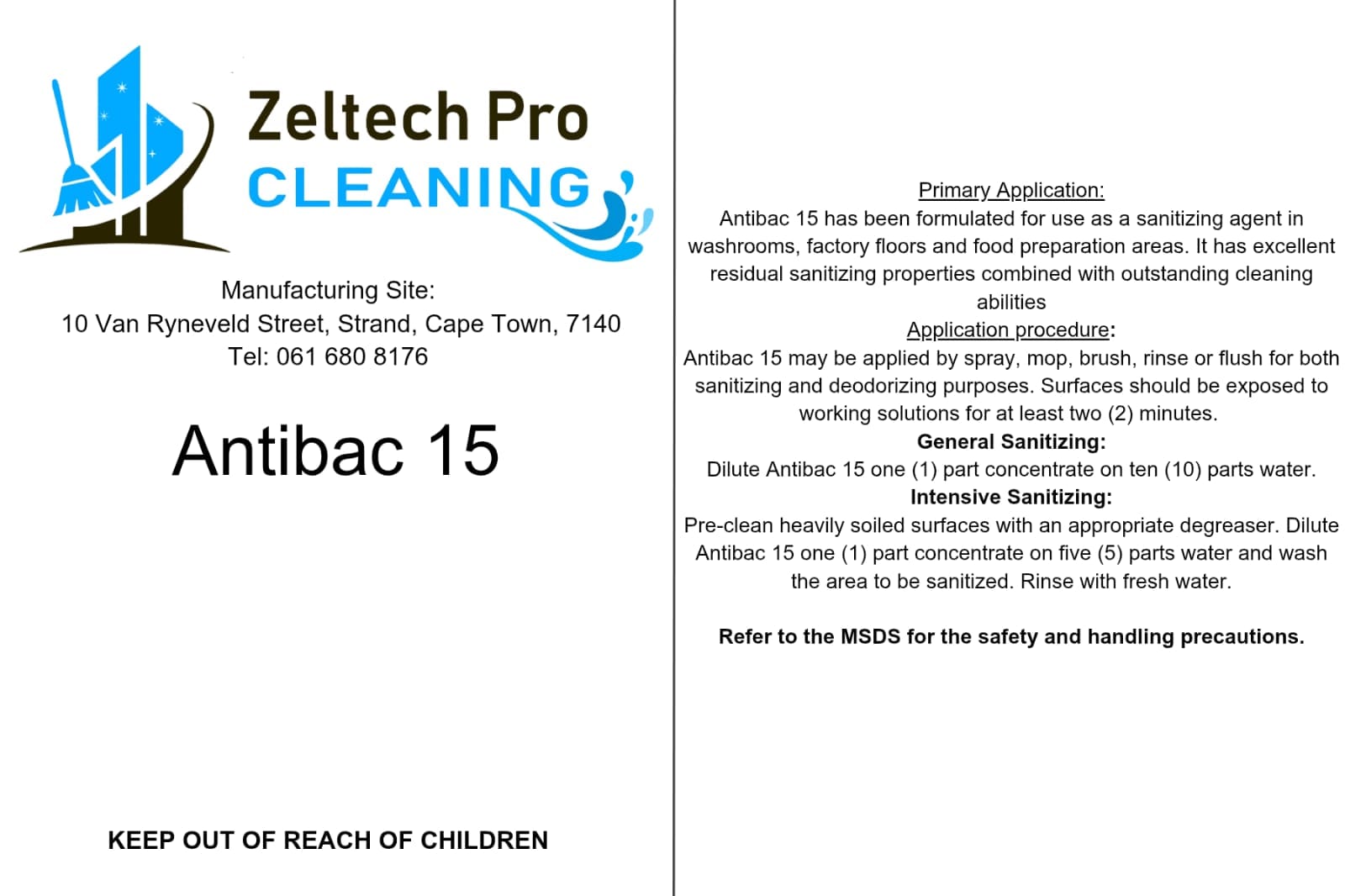 AntiBac 15 (SABS)